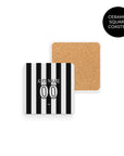 Coaster with the Botafogo 2026 Home football shirt design by RIPA Football