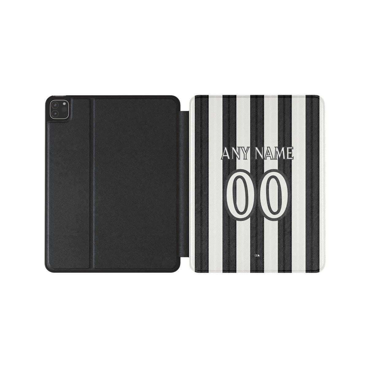 iPad case with the Botafogo 2026 Home football shirt design by RIPA Football