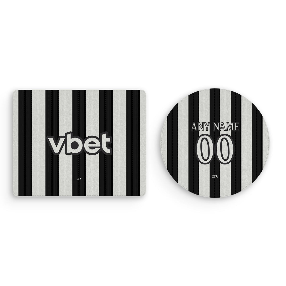 Mouse pad with the Botafogo 2026 Home football shirt design by RIPA Football