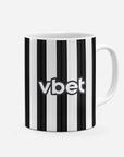 Mug with the Botafogo 2026 Home football shirt design by RIPA Football