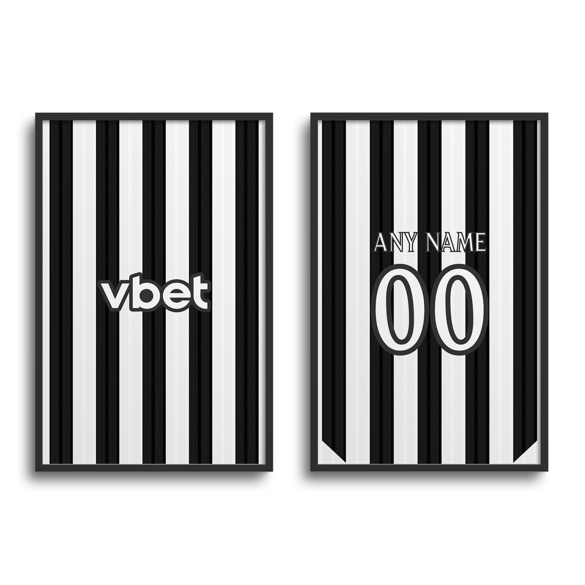 Print with the Botafogo 2026 Home football shirt design by RIPA Football
