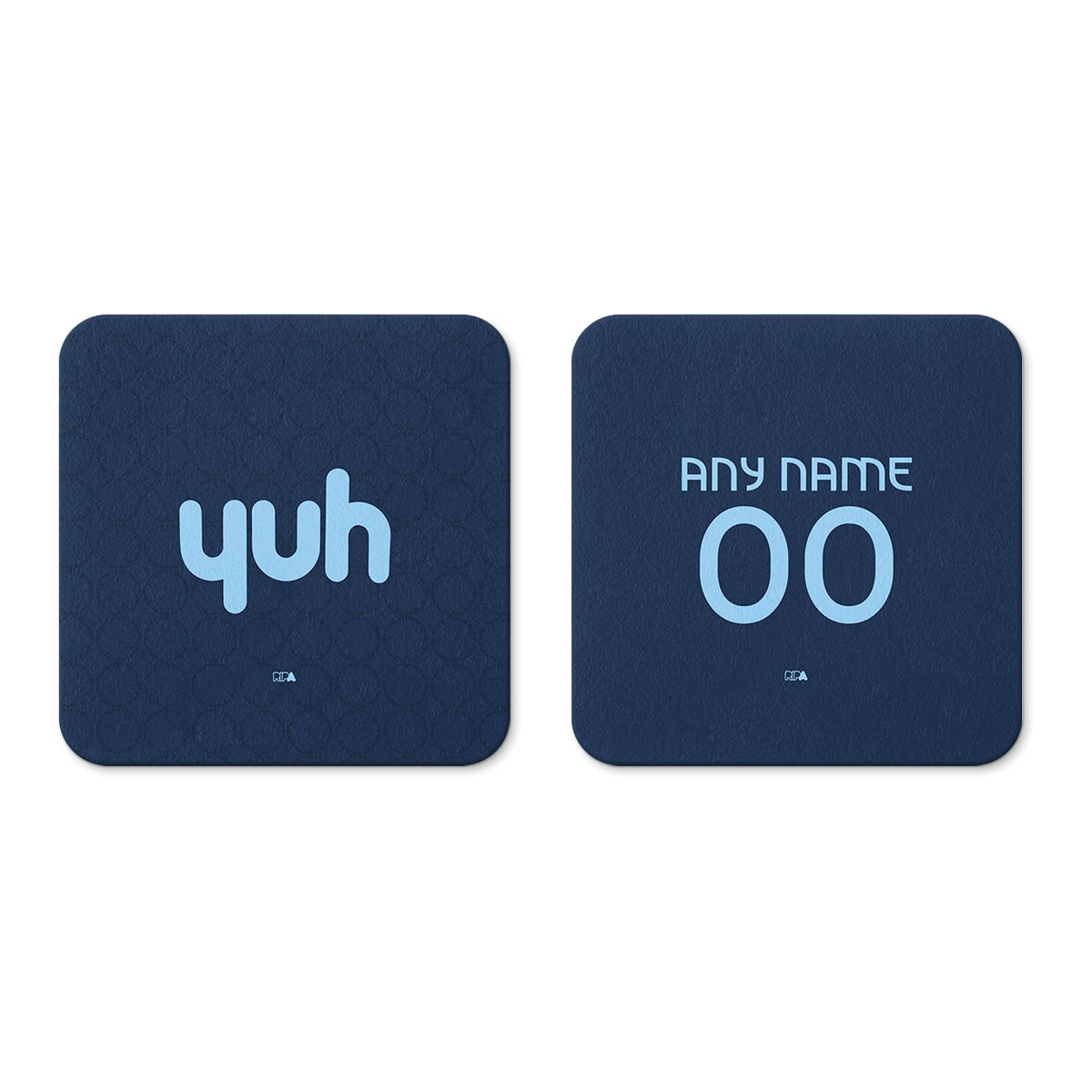 Coaster with the Young Boys 2026-27 Third football shirt design by RIPA Football