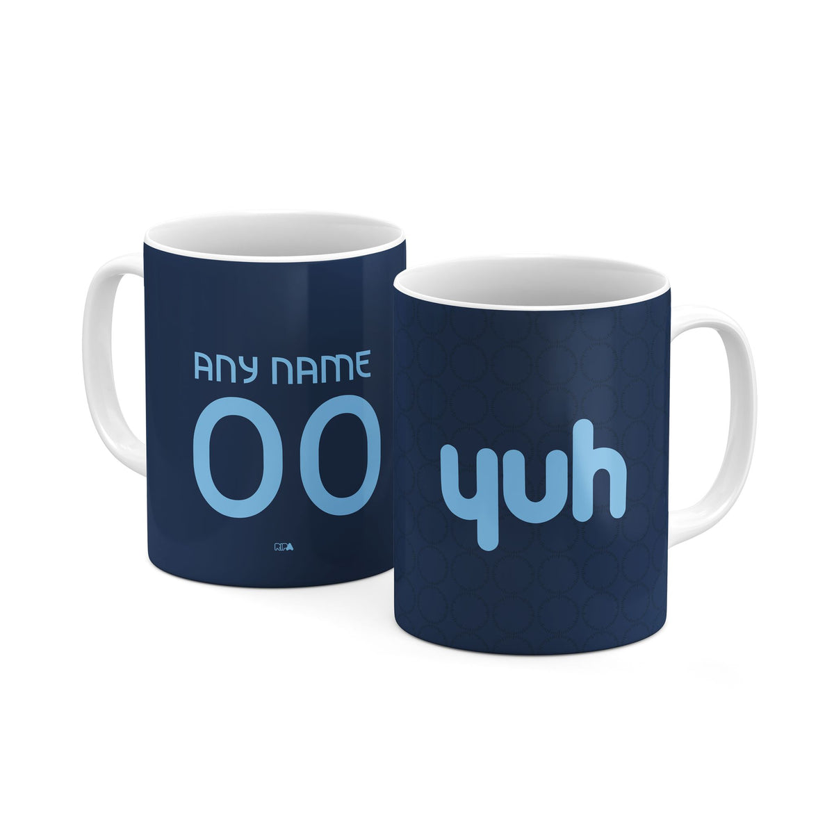Mug with the Young Boys 2026-27 Third football shirt design by RIPA Football