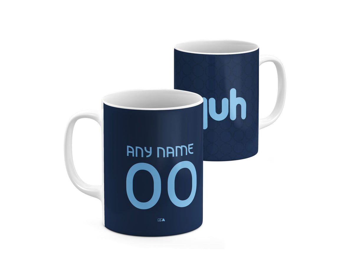 Mug with the Young Boys 2026-27 Third football shirt design by RIPA Football