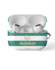 AirPods case with the Celtic 2026-27 Home football shirt design by RIPA Football