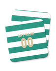 Coaster with the Celtic 2026-27 Home football shirt design by RIPA Football
