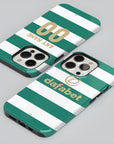 Phone case with the Celtic 2026-27 Home football shirt design by RIPA Football