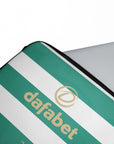 Laptop sleeve with the Celtic 2026-27 Home football shirt design by RIPA Football
