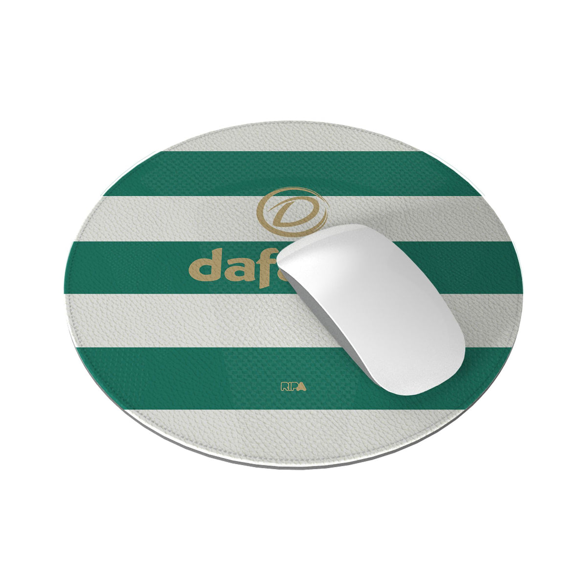 Mouse pad with the Celtic 2026-27 Home football shirt design by RIPA Football