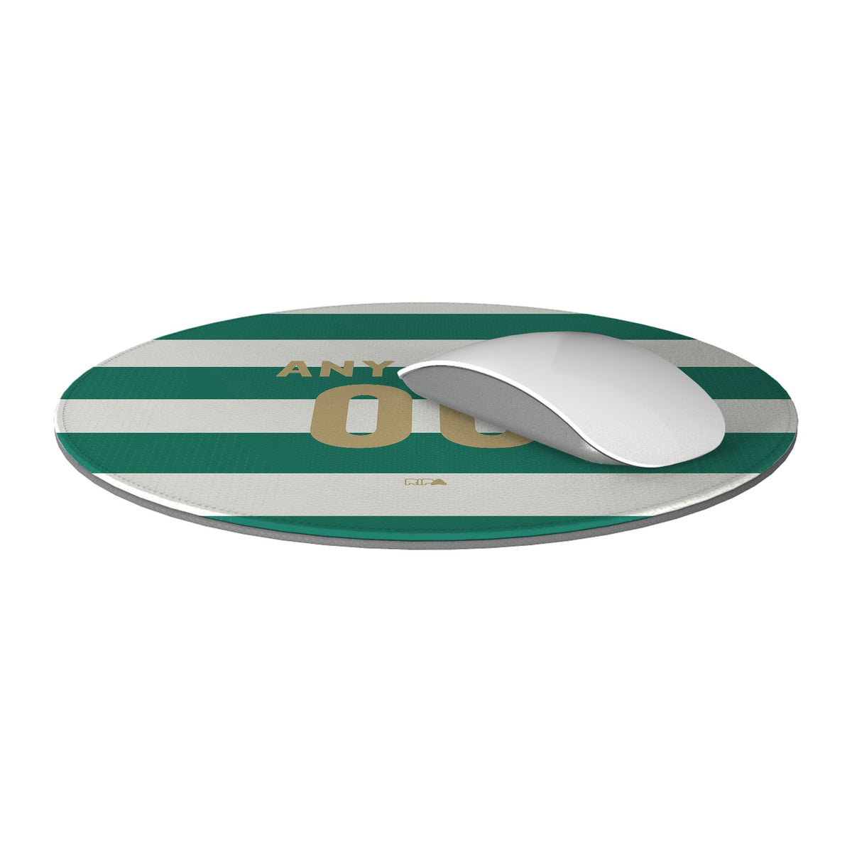 Mouse pad with the Celtic 2026-27 Home football shirt design by RIPA Football
