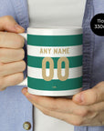 Mug with the Celtic 2026-27 Home football shirt design by RIPA Football
