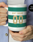 Mug with the Celtic 2026-27 Home football shirt design by RIPA Football
