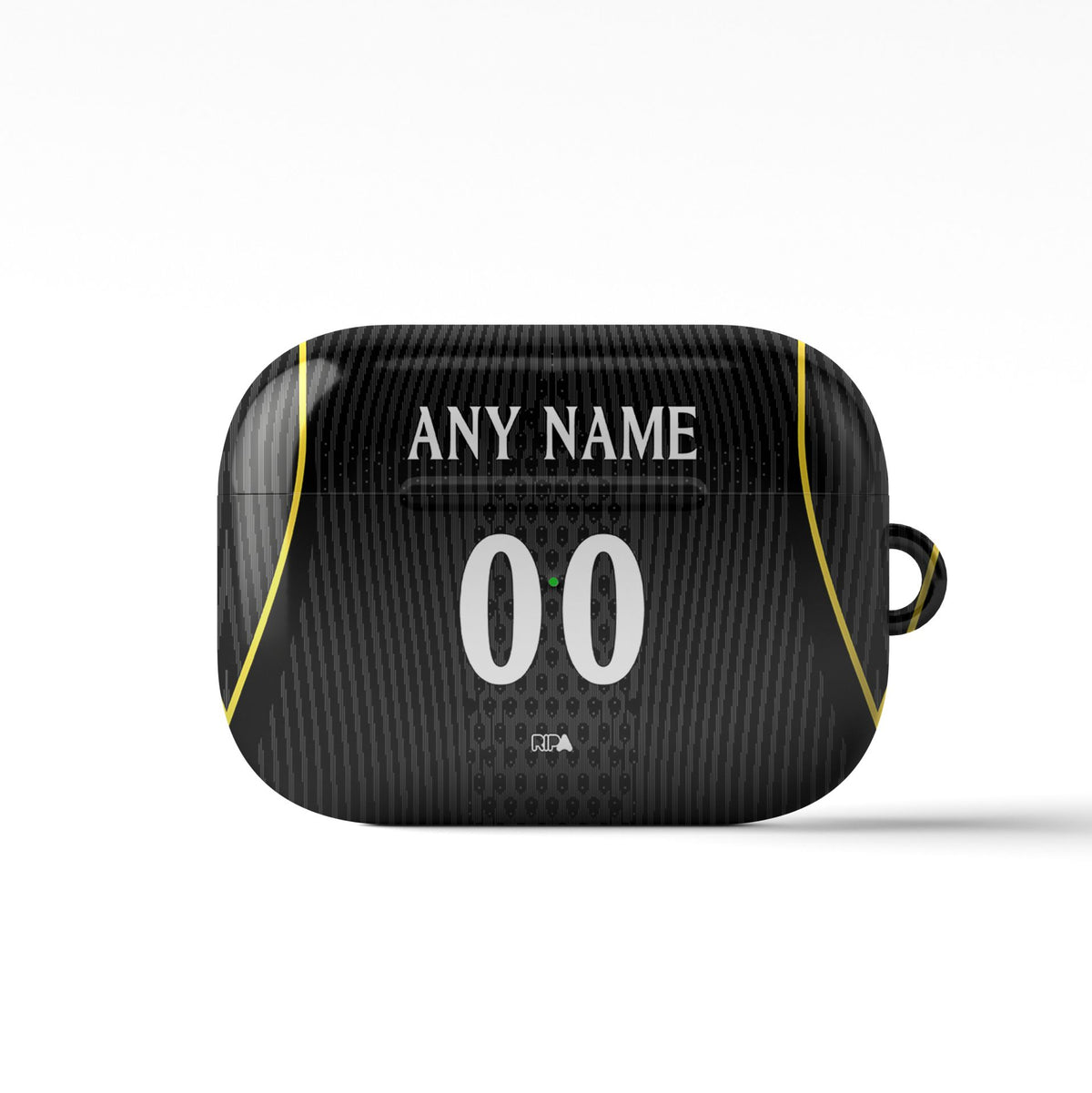AirPods case with the Chelsea 2026-27 Away football shirt design by RIPA Football