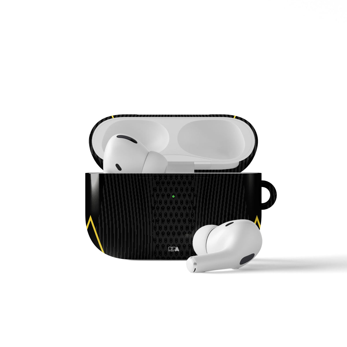 AirPods case with the Chelsea 2026-27 Away football shirt design by RIPA Football