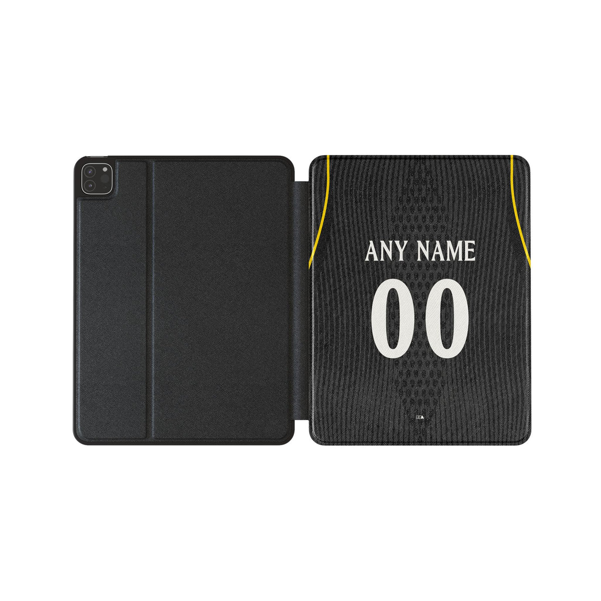iPad case with the Chelsea 2026-27 Away football shirt design by RIPA Football