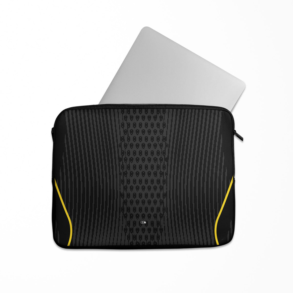 Laptop sleeve with the Chelsea 2026-27 Away football shirt design by RIPA Football