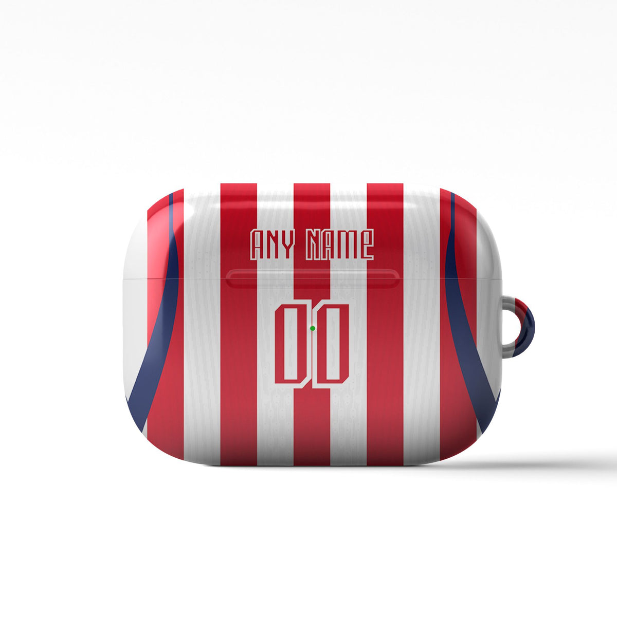 AirPods case with the Chivas Guadalajara 2026-27 Home football shirt design by RIPA Football