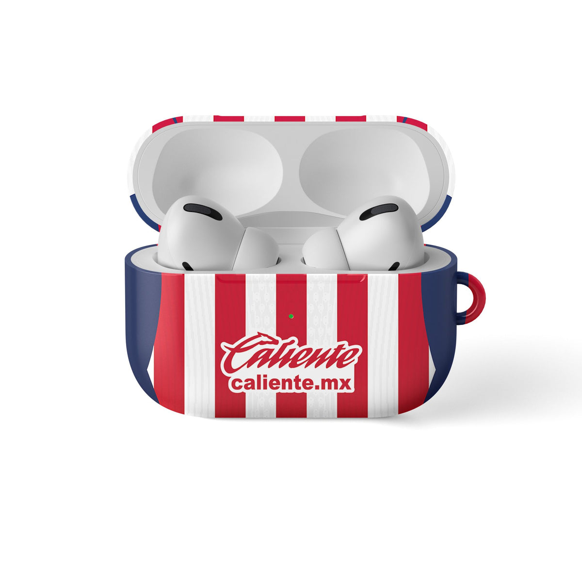 AirPods case with the Chivas Guadalajara 2026-27 Home football shirt design by RIPA Football