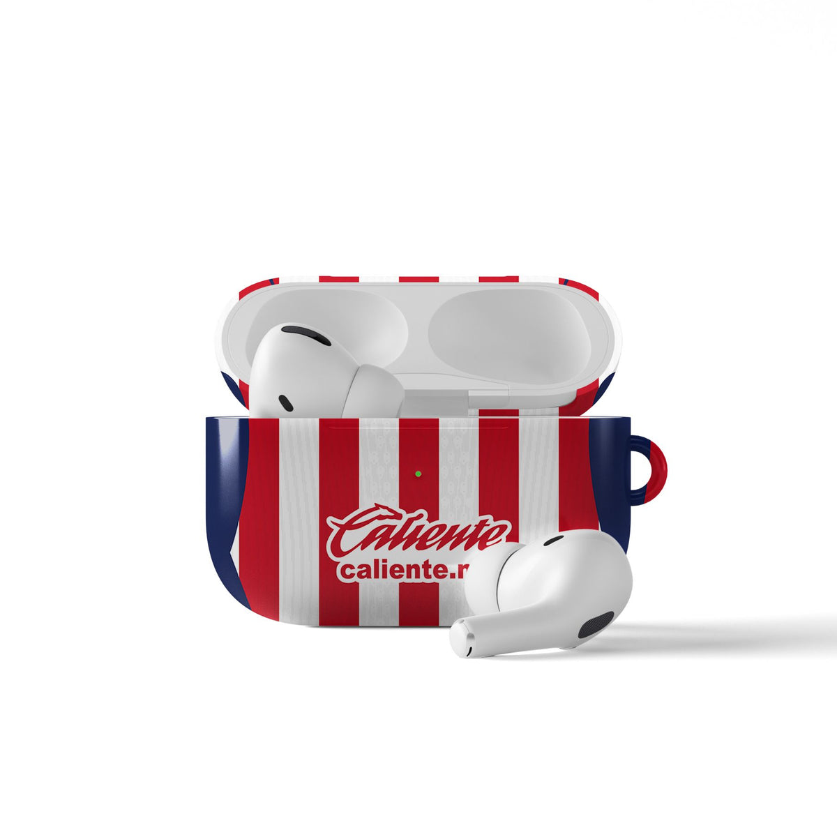 AirPods case with the Chivas Guadalajara 2026-27 Home football shirt design by RIPA Football