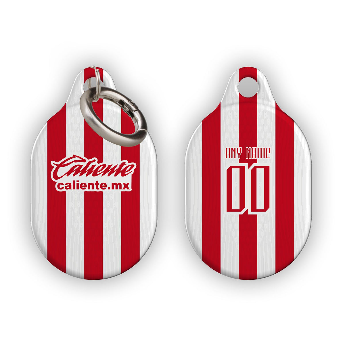 AirTag holder with the Chivas Guadalajara 2026-27 Home football shirt design by RIPA Football