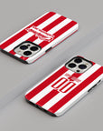Phone case with the Chivas Guadalajara 2026-27 Home football shirt design by RIPA Football