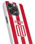 Phone case with the Chivas Guadalajara 2026-27 Home football shirt design by RIPA Football