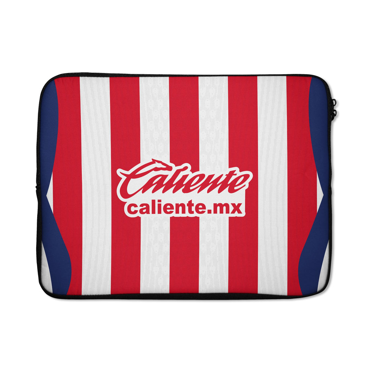 Laptop sleeve with the Chivas Guadalajara 2026-27 Home football shirt design by RIPA Football