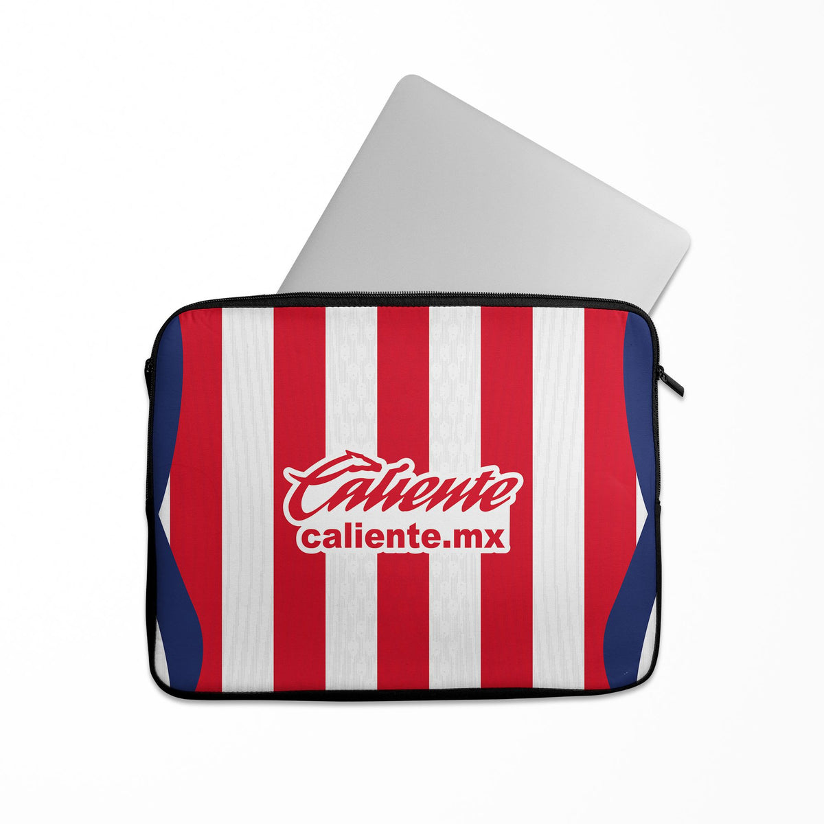 Laptop sleeve with the Chivas Guadalajara 2026-27 Home football shirt design by RIPA Football