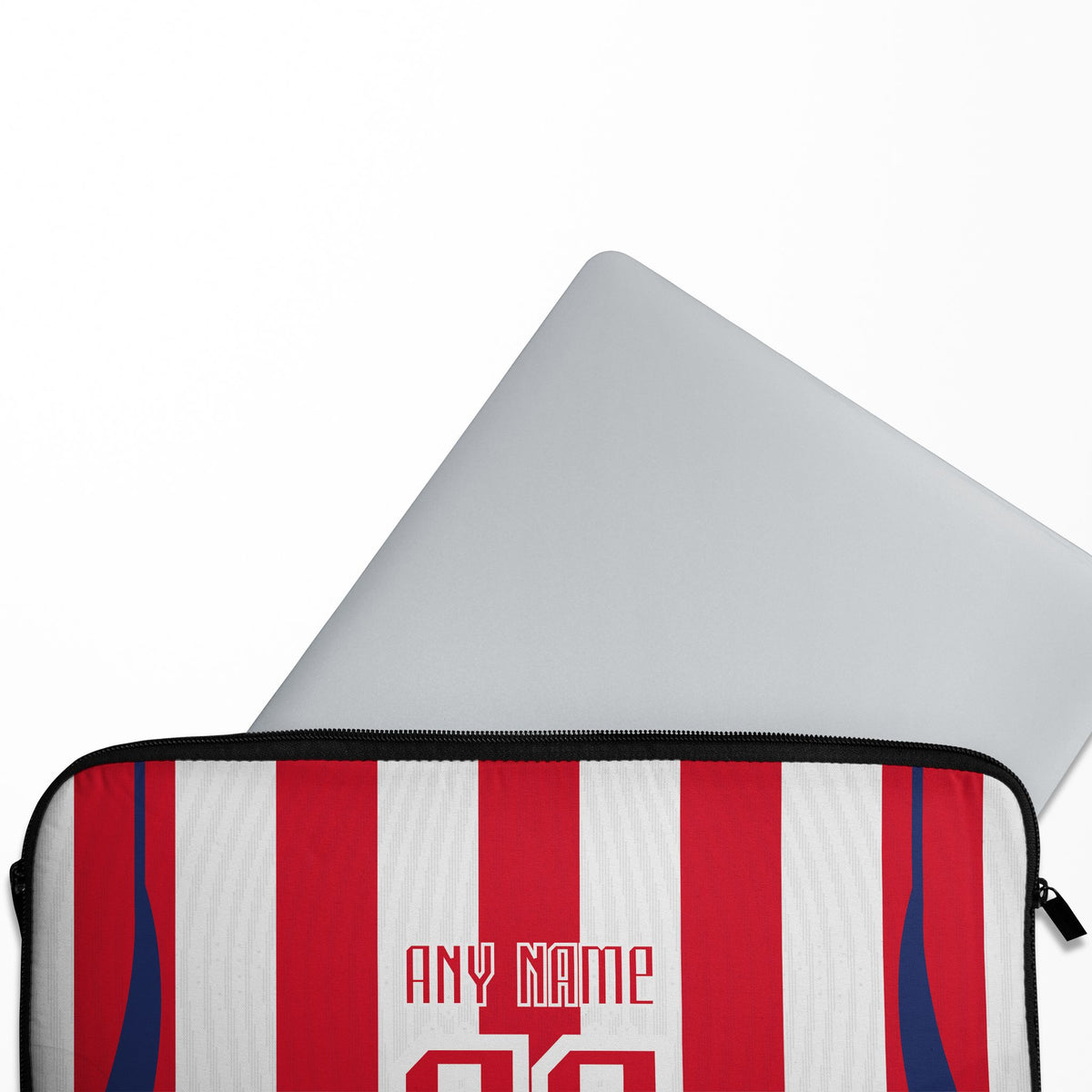 Laptop sleeve with the Chivas Guadalajara 2026-27 Home football shirt design by RIPA Football