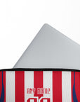 Laptop sleeve with the Chivas Guadalajara 2026-27 Home football shirt design by RIPA Football