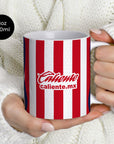 Mug with the Chivas Guadalajara 2026-27 Home football shirt design by RIPA Football