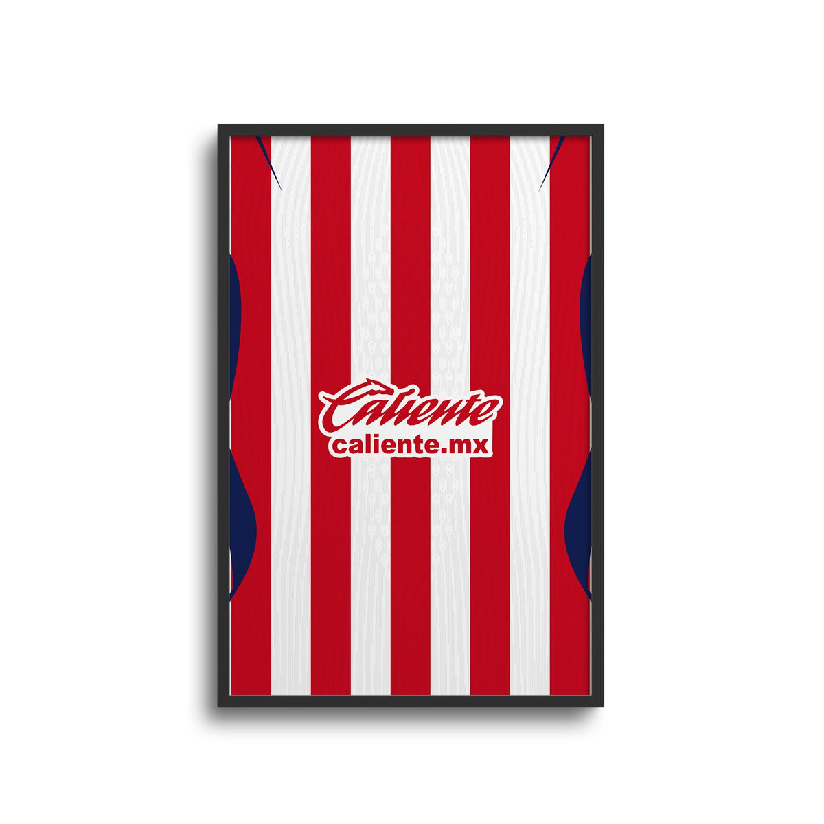 Print with the Chivas Guadalajara 2026-27 Home football shirt design by RIPA Football