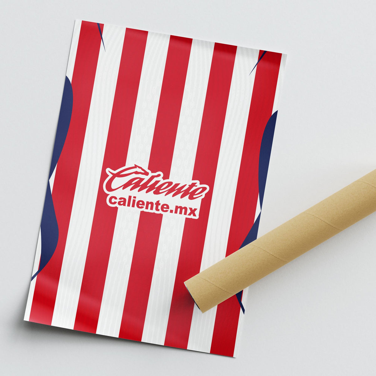 Print with the Chivas Guadalajara 2026-27 Home football shirt design by RIPA Football