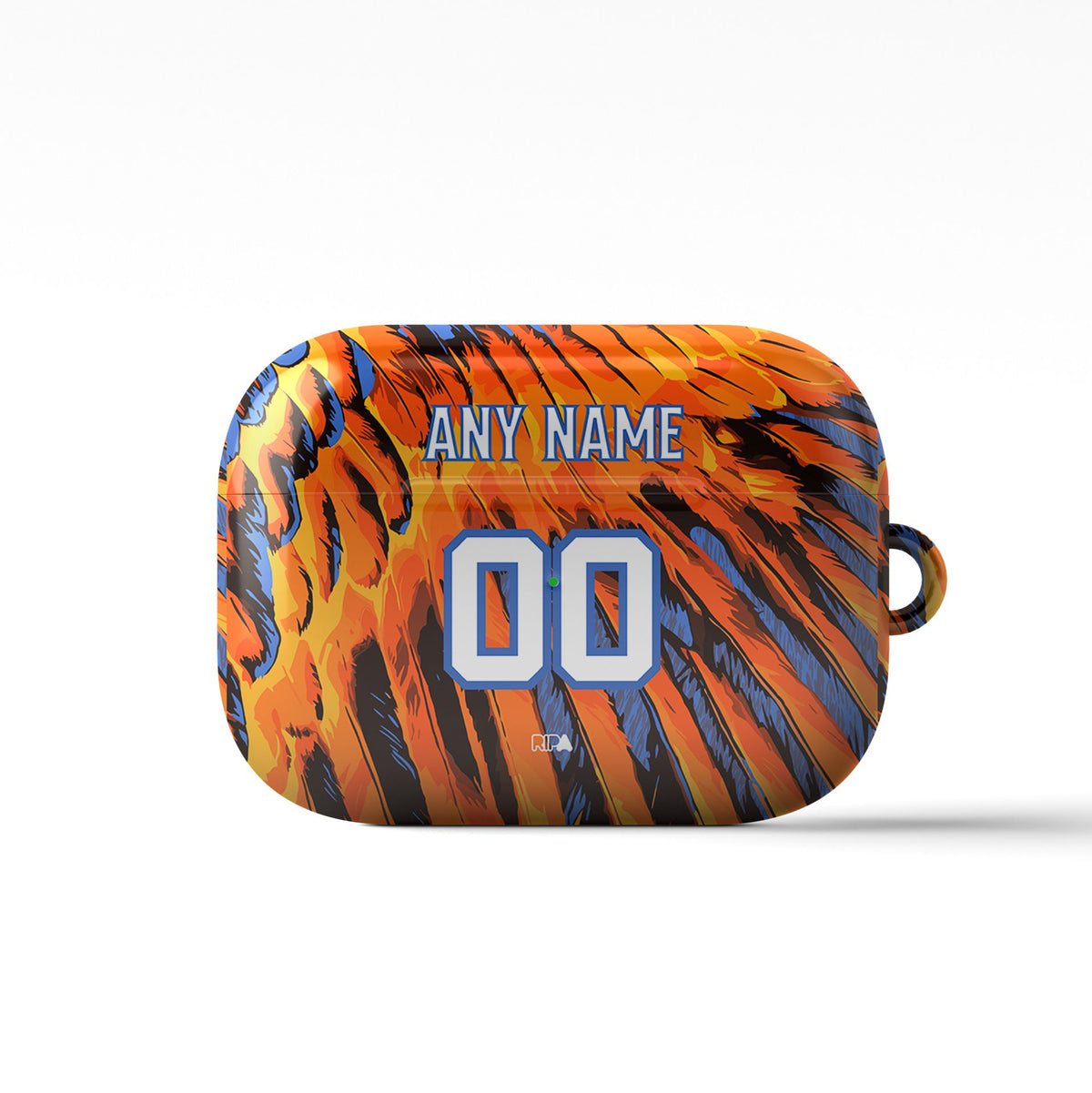 AirPods case with the Club América 2026-27 Prematch football shirt design by RIPA Football