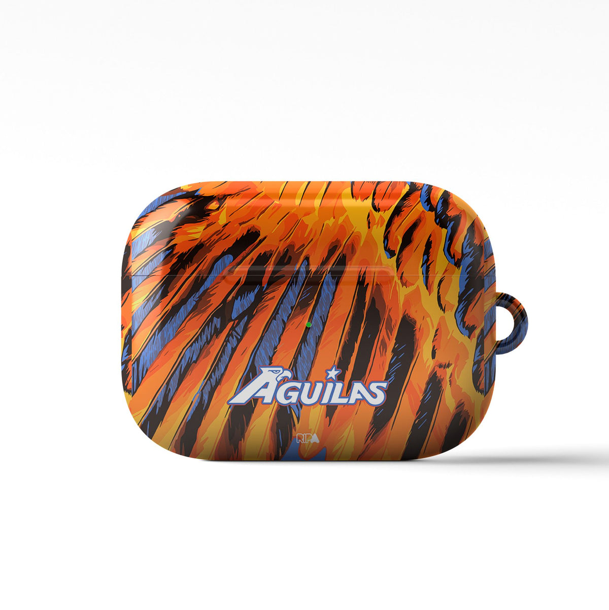 AirPods case with the Club América 2026-27 Prematch football shirt design by RIPA Football