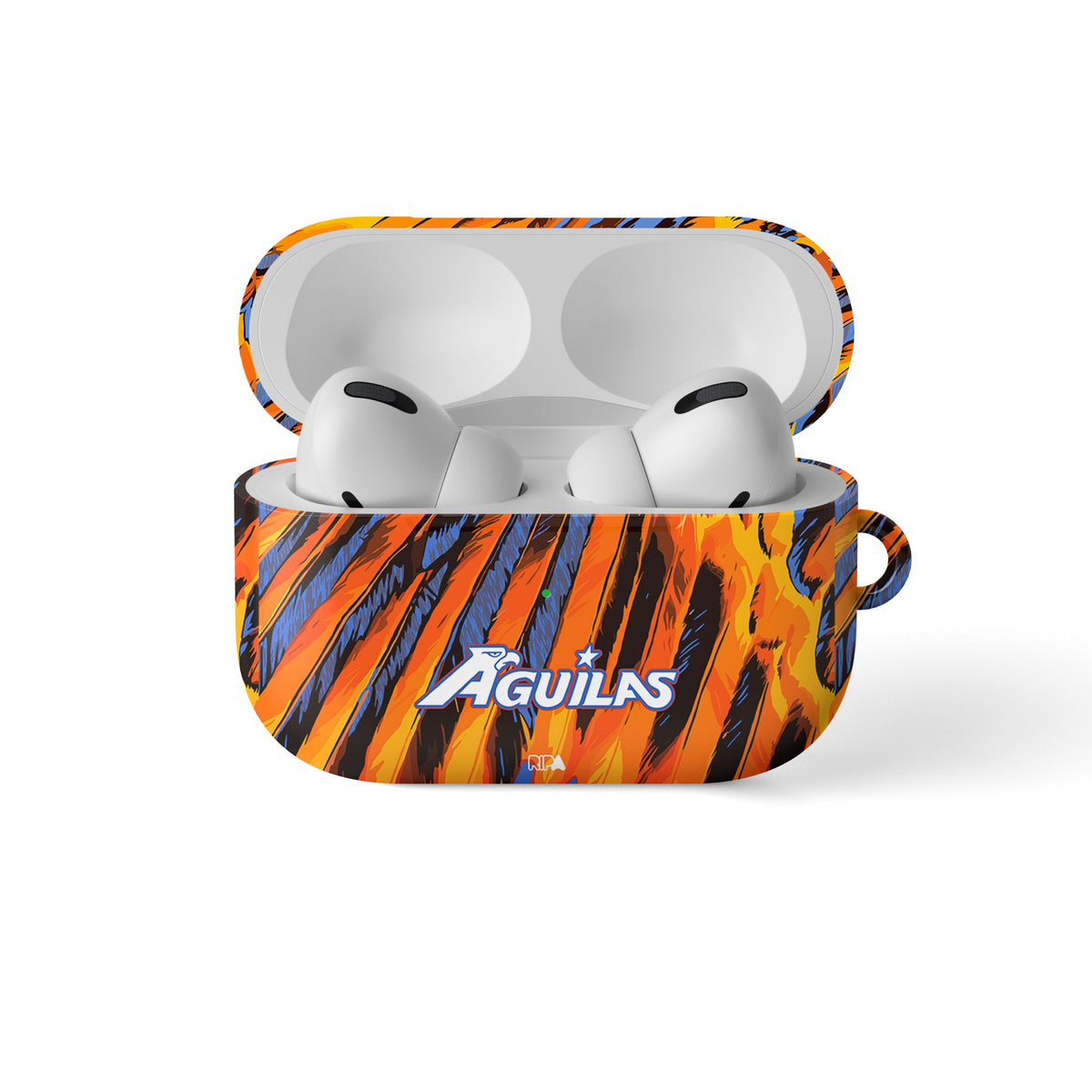 AirPods case with the Club América 2026-27 Prematch football shirt design by RIPA Football