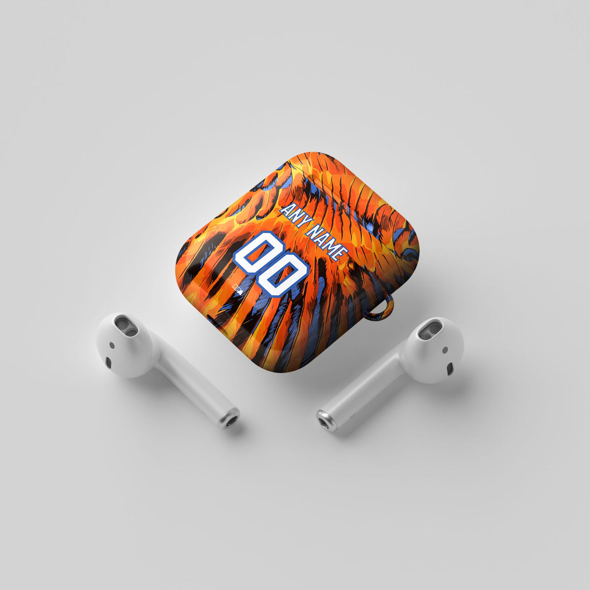 AirPods case with the Club América 2026-27 Prematch football shirt design by RIPA Football