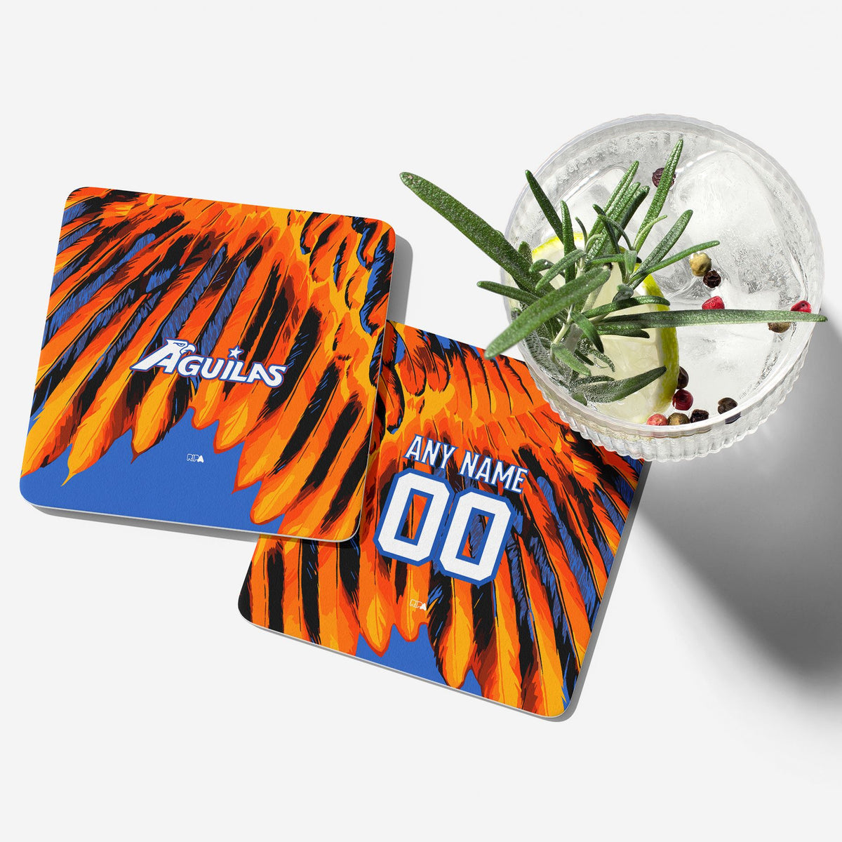 Coaster with the Club América 2026-27 Prematch football shirt design by RIPA Football