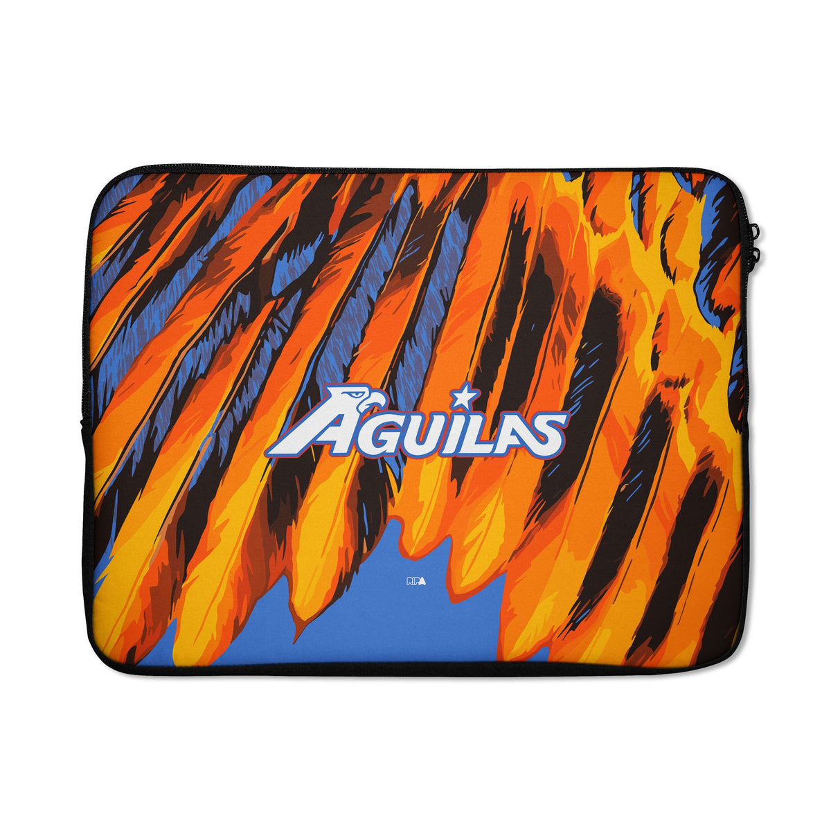 Laptop sleeve with the Club América 2026-27 Prematch football shirt design by RIPA Football