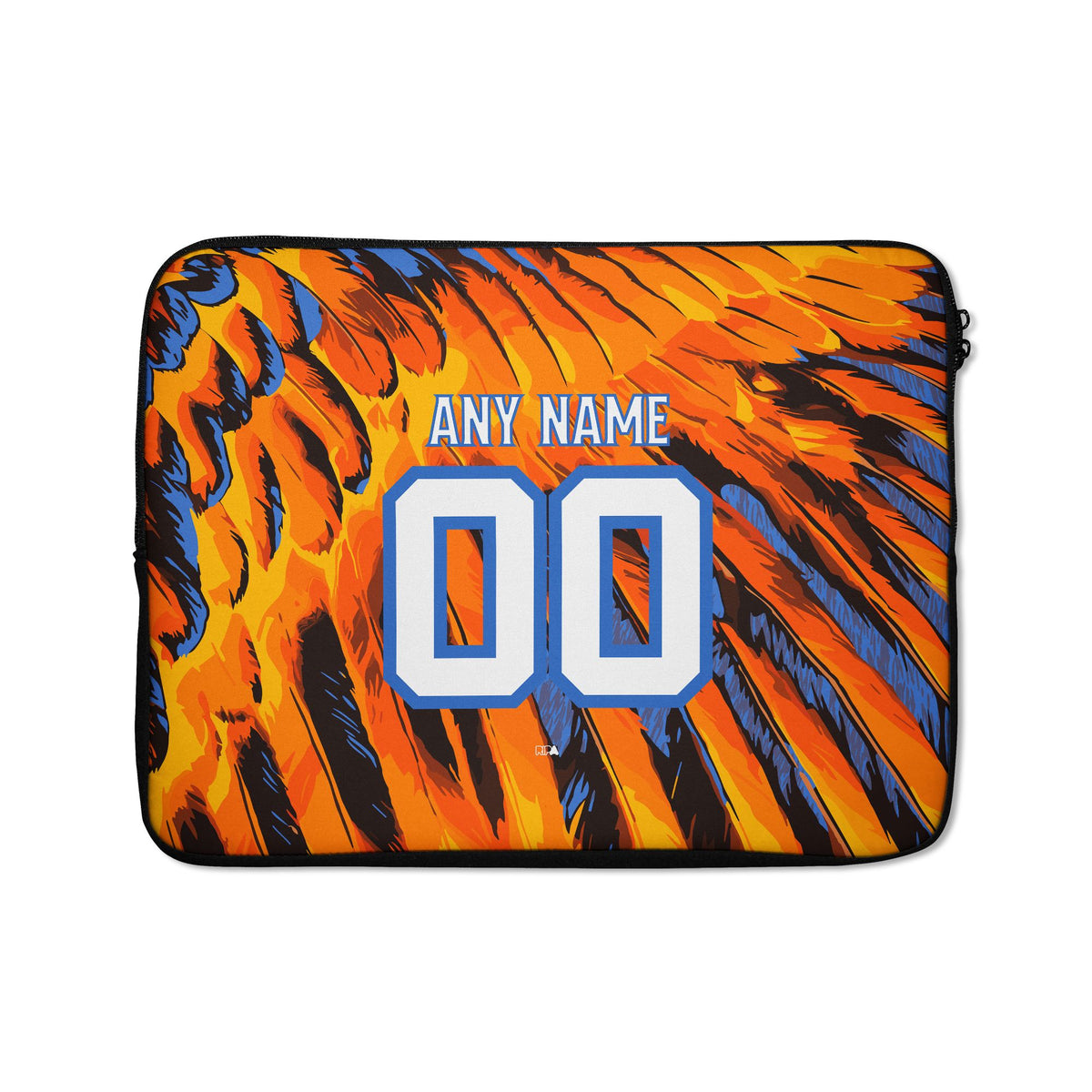 Laptop sleeve with the Club América 2026-27 Prematch football shirt design by RIPA Football