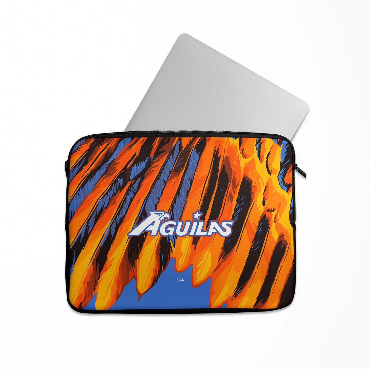Laptop sleeve with the Club América 2026-27 Prematch football shirt design by RIPA Football