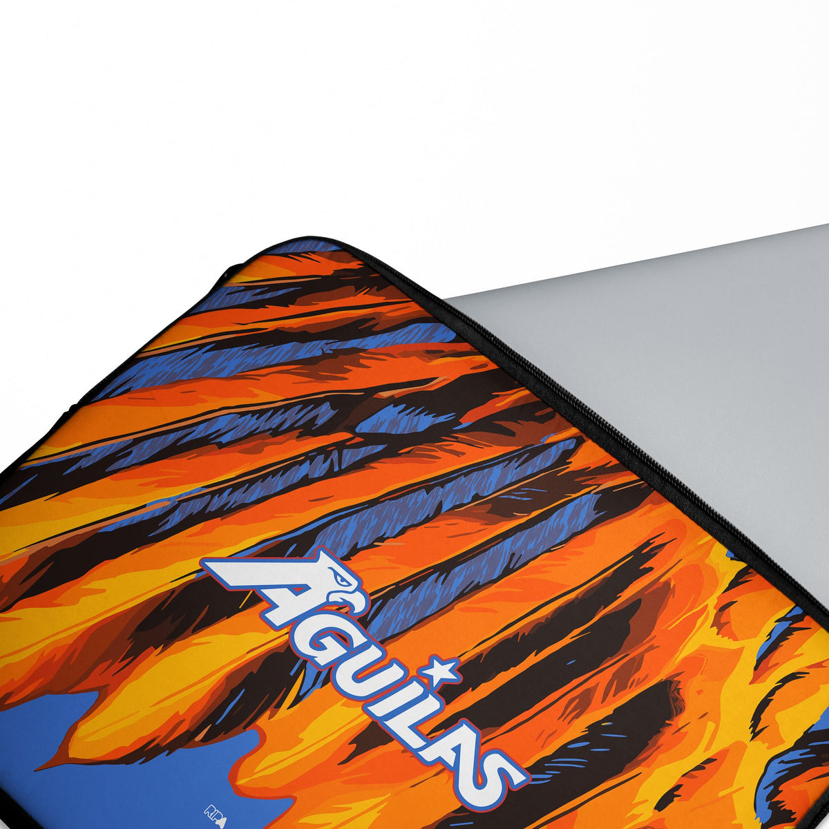 Laptop sleeve with the Club América 2026-27 Prematch football shirt design by RIPA Football
