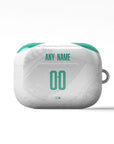 AirPods case with the Club León 2026-27 Away football shirt design by RIPA Football