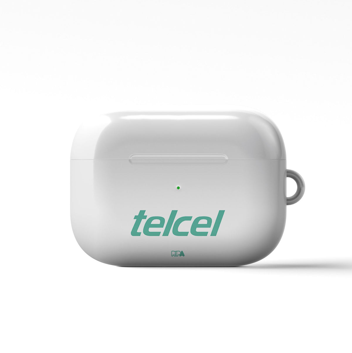 AirPods case with the Club León 2026-27 Away football shirt design by RIPA Football