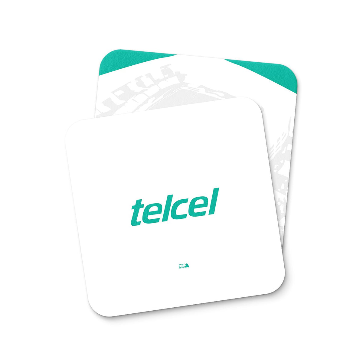 Coaster with the Club León 2026-27 Away football shirt design by RIPA Football