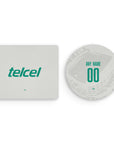 Mouse pad with the Club León 2026-27 Away football shirt design by RIPA Football