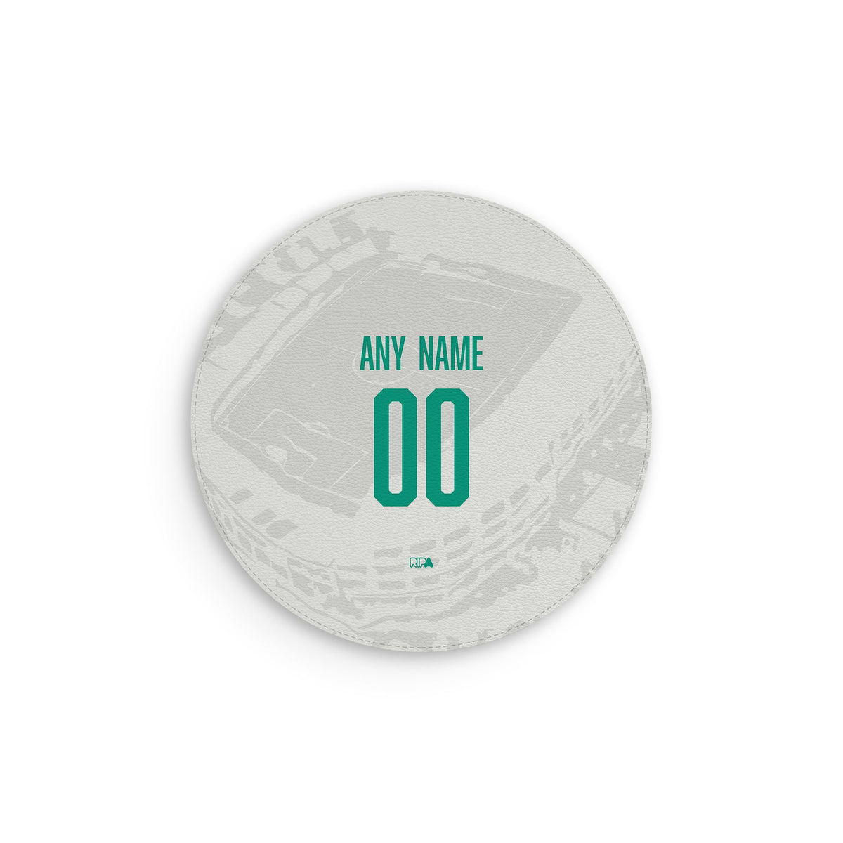 Mouse pad with the Club León 2026-27 Away football shirt design by RIPA Football