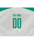 Mouse pad with the Club León 2026-27 Away football shirt design by RIPA Football
