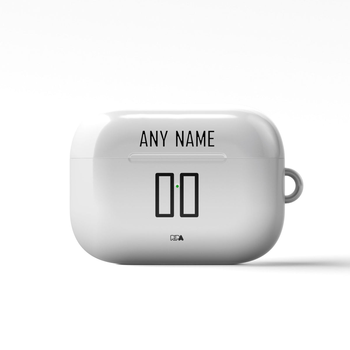 AirPods case with the Necaxa 2026-27 Training football shirt design by RIPA Football