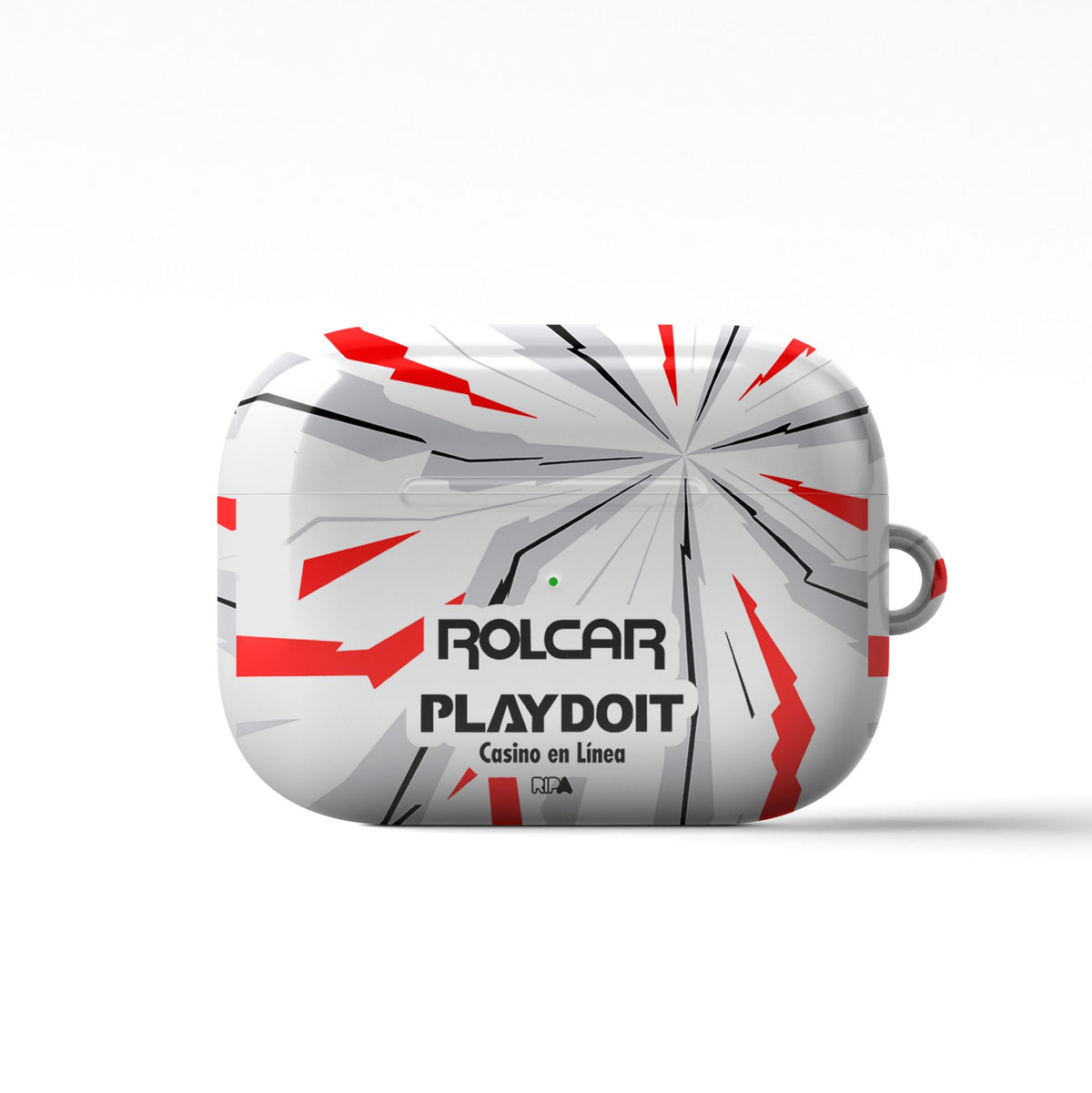AirPods case with the Necaxa 2026-27 Training football shirt design by RIPA Football